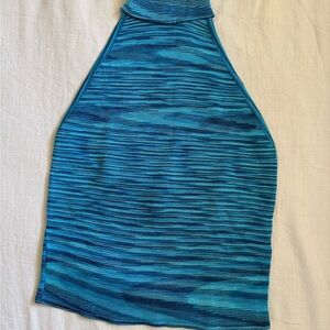 Teal Striped Knitwear